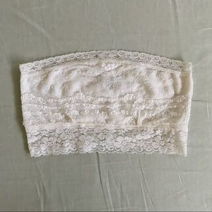 Wet Seal White Lace Bandeau
